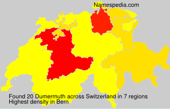 Surname Dumermuth in Switzerland Surname Dumermuth in Switzerland