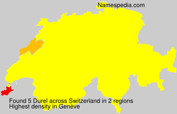Surname Durel in Switzerland Surname Durel in Switzerland