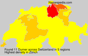 Surname Durner in Switzerland Surname Durner in Switzerland