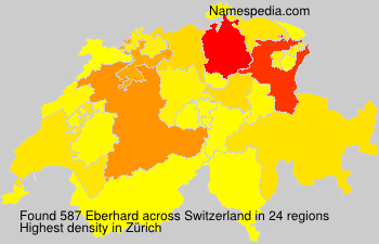 Surname Eberhard in Switzerland Surname Eberhard in Switzerland