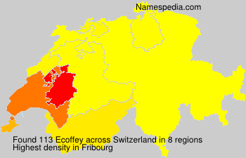 Surname Ecoffey in Switzerland Surname Ecoffey in Switzerland