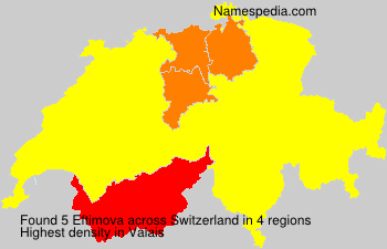 Surname Eftimova in Switzerland Surname Eftimova in Switzerland