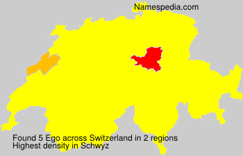 Surname Ego in Switzerland Surname Ego in Switzerland