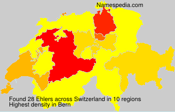 Surname Ehlers in Switzerland Surname Ehlers in Switzerland