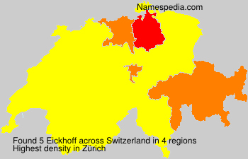 Surname Eickhoff in Switzerland Surname Eickhoff in Switzerland