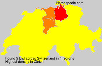 Surname Eisl in Switzerland Surname Eisl in Switzerland