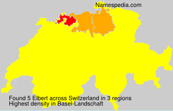 Surname Elbert in Switzerland Surname Elbert in Switzerland