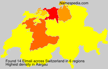 Surname Elmali in Switzerland Surname Elmali in Switzerland