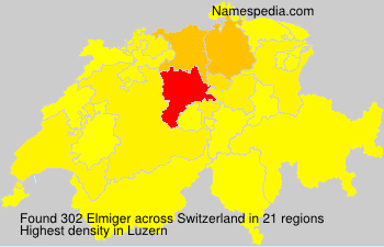 Surname Elmiger in Switzerland Surname Elmiger in Switzerland
