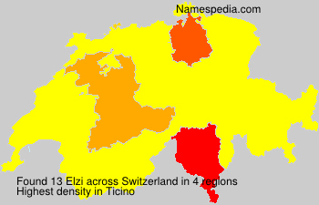 Surname Elzi in Switzerland Surname Elzi in Switzerland