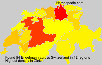 Surname Engelmann in Switzerland