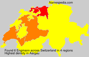 Surname Engmann in Switzerland Surname Engmann in Switzerland