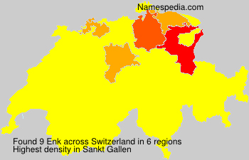 Surname Enk in Switzerland Surname Enk in Switzerland