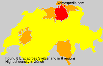 Surname Erat in Switzerland