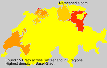 Surname Erath in Switzerland Surname Erath in Switzerland