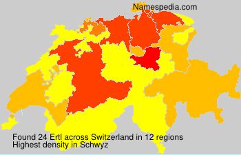 Surname Ertl in Switzerland Surname Ertl in Switzerland