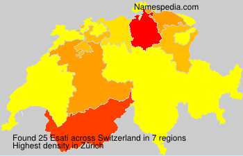 Surname Esati in Switzerland Surname Esati in Switzerland