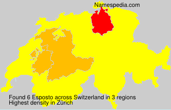 Surname Esposto in Switzerland Surname Esposto in Switzerland