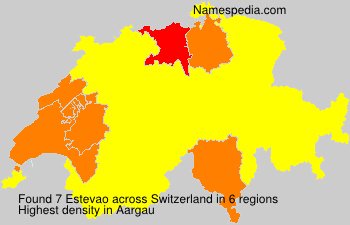 Surname Estevao in Switzerland Surname Estevao in Switzerland