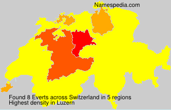 Surname Everts in Switzerland Surname Everts in Switzerland