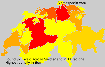 Surname Ewald in Switzerland Surname Ewald in Switzerland