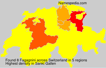 Surname Fagagnini in Switzerland Surname Fagagnini in Switzerland