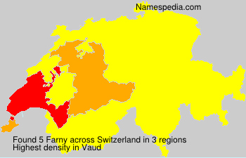 Surname Farny in Switzerland Surname Farny in Switzerland