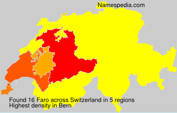 Surname Faro in Switzerland Surname Faro in Switzerland