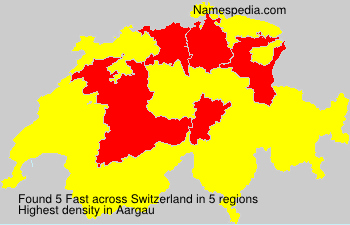 Surname Fast in Switzerland Surname Fast in Switzerland