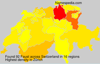 Surname Faust in Switzerland Surname Faust in Switzerland