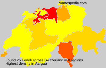 Surname Fedeli in Switzerland Surname Fedeli in Switzerland