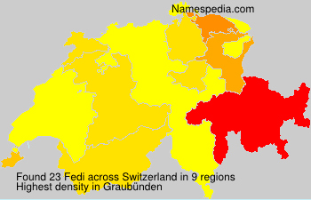 Surname Fedi in Switzerland Surname Fedi in Switzerland