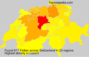 Surname Felber in Switzerland Surname Felber in Switzerland
