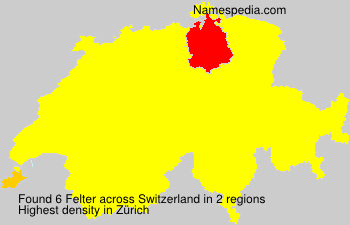 Surname Felter in Switzerland Surname Felter in Switzerland