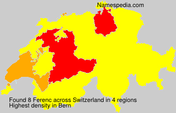 Surname Ferenc in Switzerland