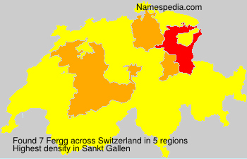 Surname Fergg in Switzerland Surname Fergg in Switzerland