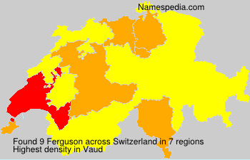 Surname Ferguson in Switzerland Surname Ferguson in Switzerland