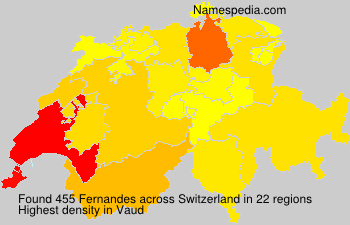 Surname Fernandes in Switzerland Surname Fernandes in Switzerland