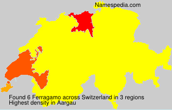 Surname Ferragamo in Switzerland Surname Ferragamo in Switzerland