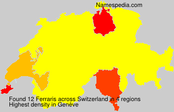 Surname Ferraris in Switzerland Surname Ferraris in Switzerland