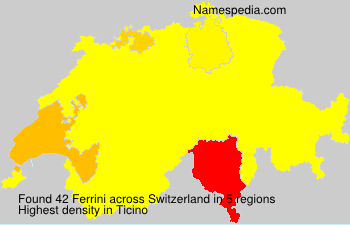 Surname Ferrini in Switzerland Surname Ferrini in Switzerland