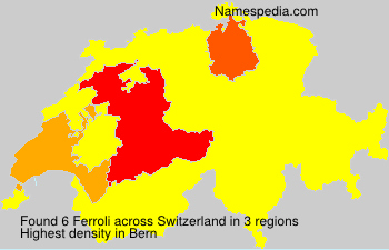 Surname Ferroli in Switzerland Surname Ferroli in Switzerland