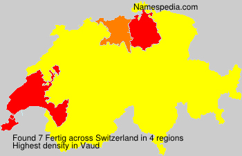 Surname Fertig in Switzerland Surname Fertig in Switzerland