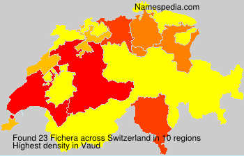 Surname Fichera in Switzerland Surname Fichera in Switzerland