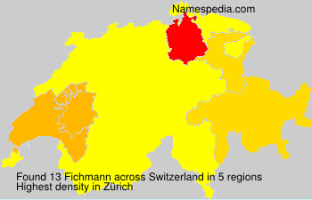 Surname Fichmann in Switzerland Surname Fichmann in Switzerland