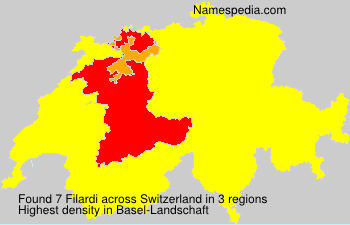 Surname Filardi in Switzerland Surname Filardi in Switzerland