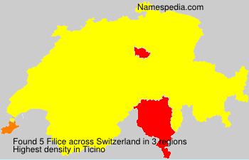 Surname Filice in Switzerland Surname Filice in Switzerland