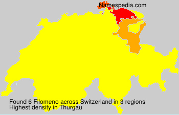 Surname Filomeno in Switzerland Surname Filomeno in Switzerland