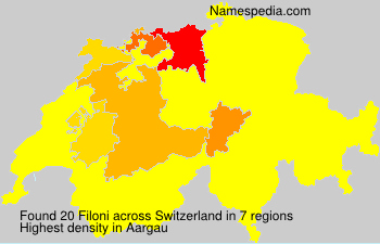 Surname Filoni in Switzerland Surname Filoni in Switzerland
