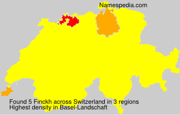 Surname Finckh in Switzerland Surname Finckh in Switzerland